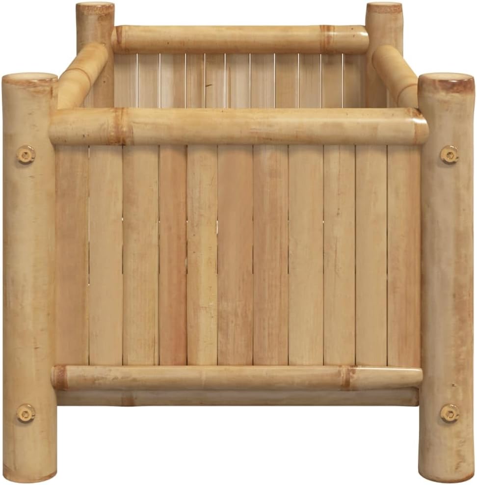 Bamboo Raised Garden Planter Box