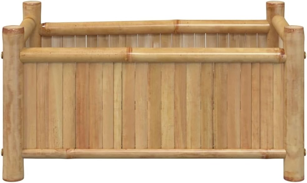 Bamboo Raised Garden Planter Box