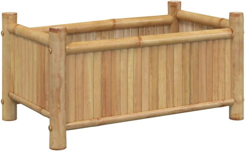 Bamboo Raised Garden Planter Box
