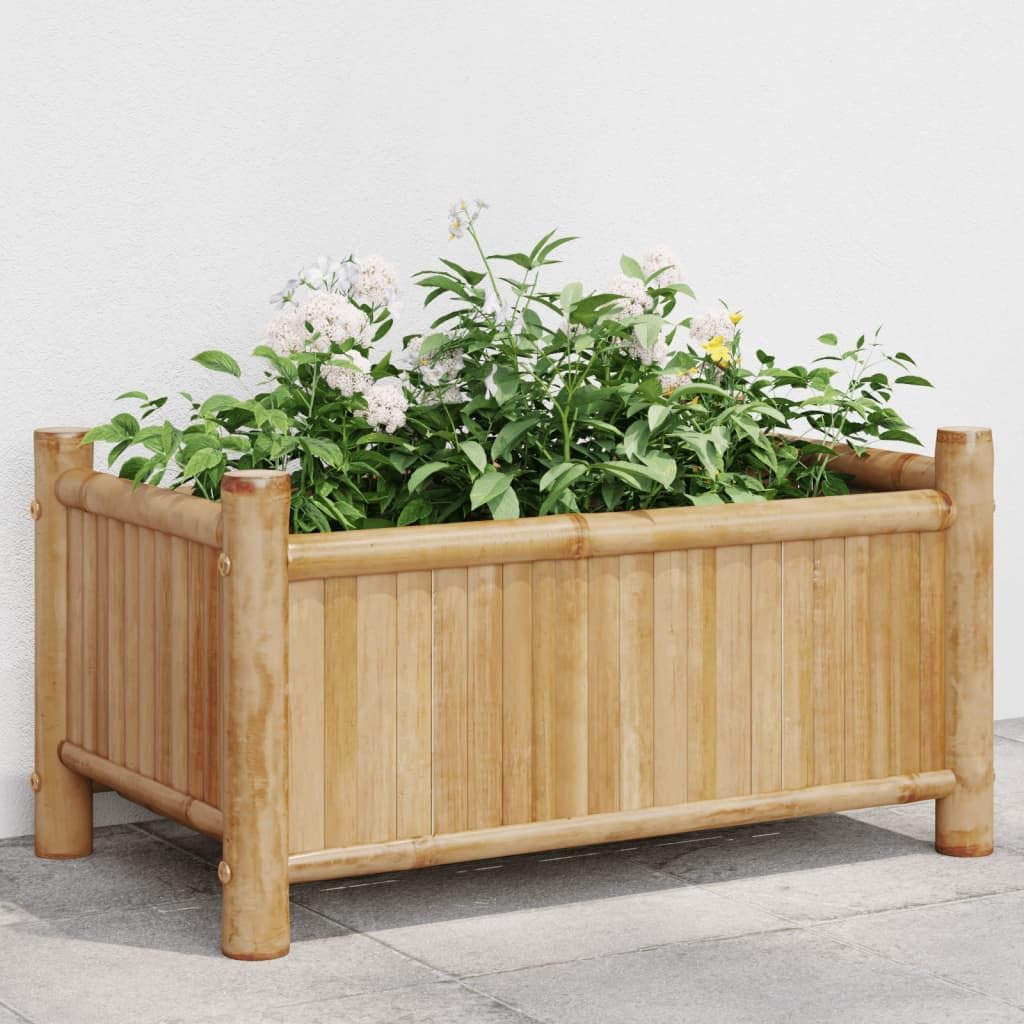 Bamboo Raised Garden Planter Box