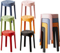 Colorful Round Stackable Plastic Stools 6 Pack