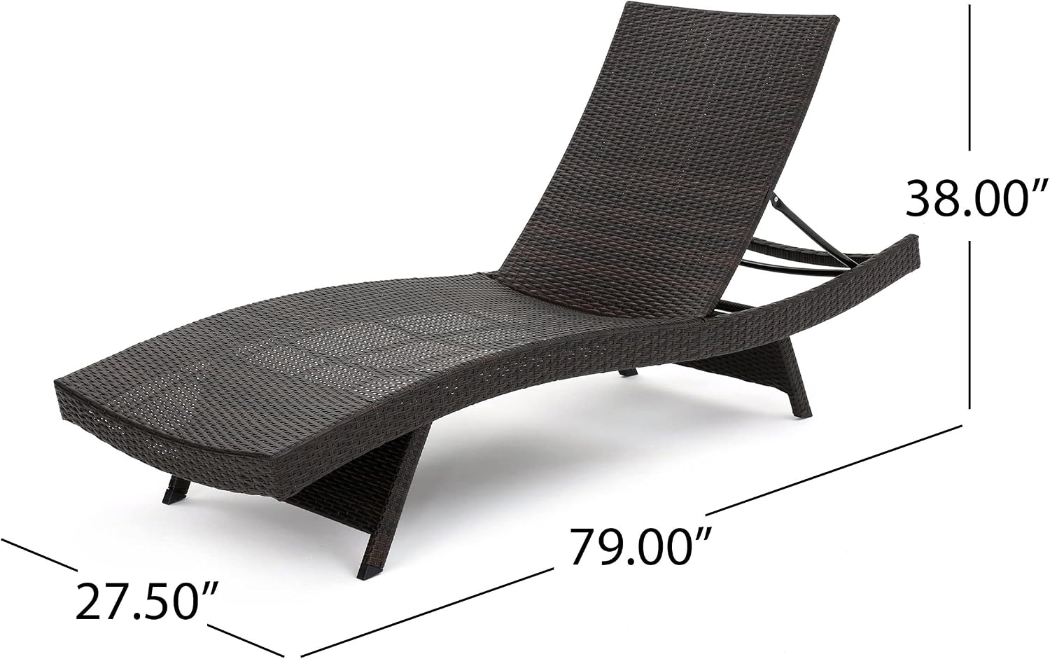 Multibrown Wicker Outdoor Lounge Set 4