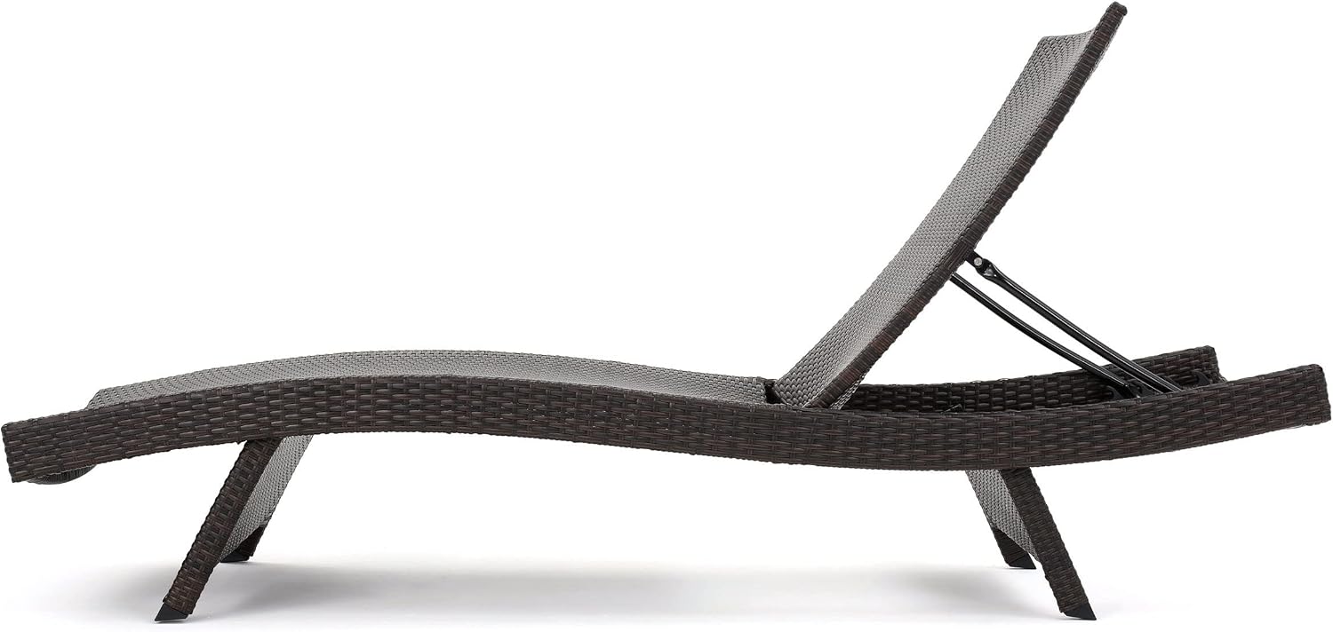 Multibrown Wicker Outdoor Lounge Set 4